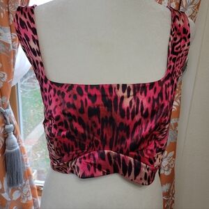 YITTY Pink Leopard Sports Bra